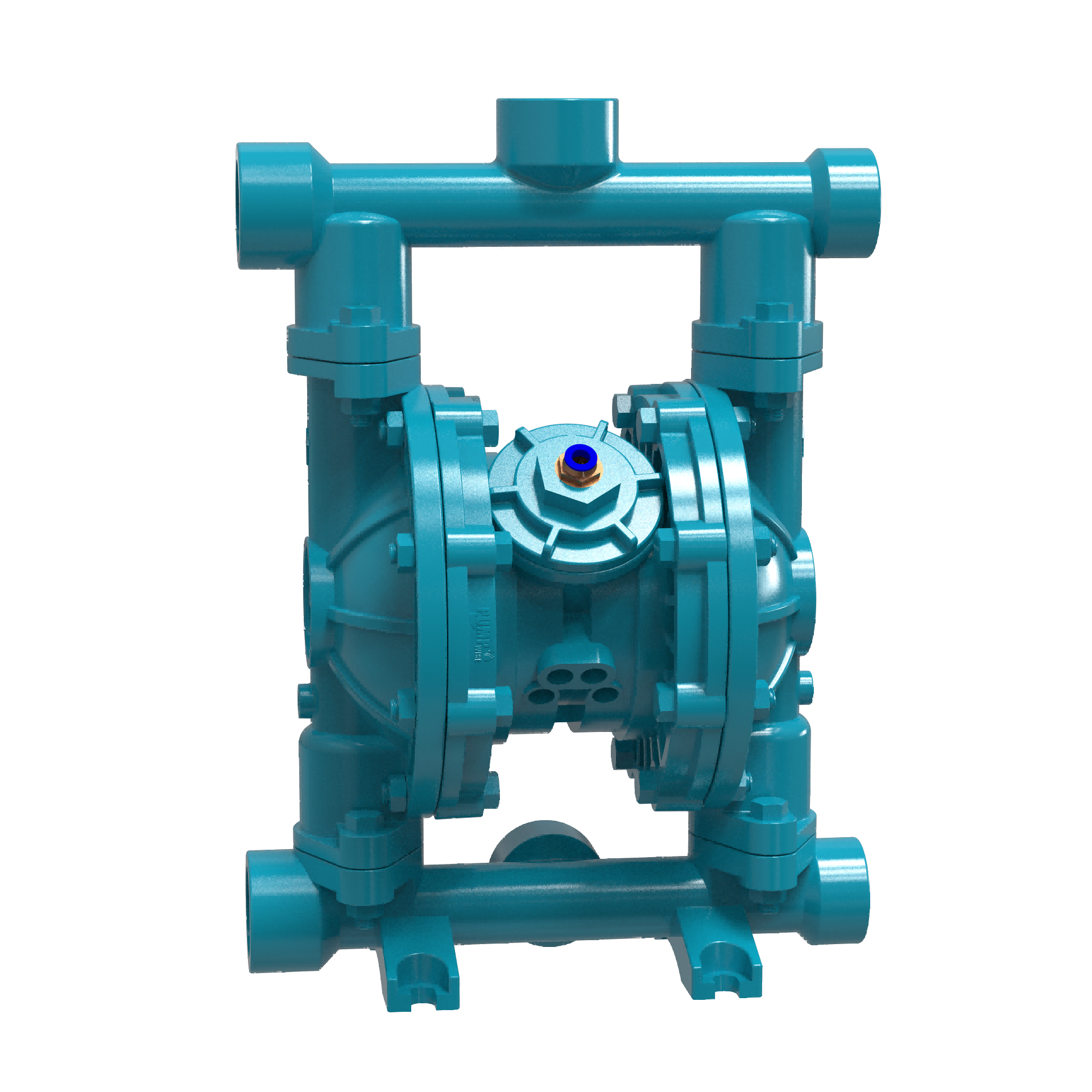 DN15-DN80 Cast Iron Pneumatic Diaphragm Pump QBY
